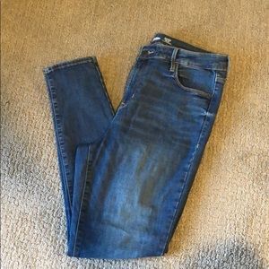 High rise skinny jeans